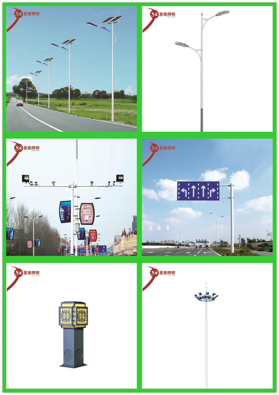 Hot DIP Galvanized Traffic Signal Monitor Light Pole CCTV Camera Monitor Poles with Camera