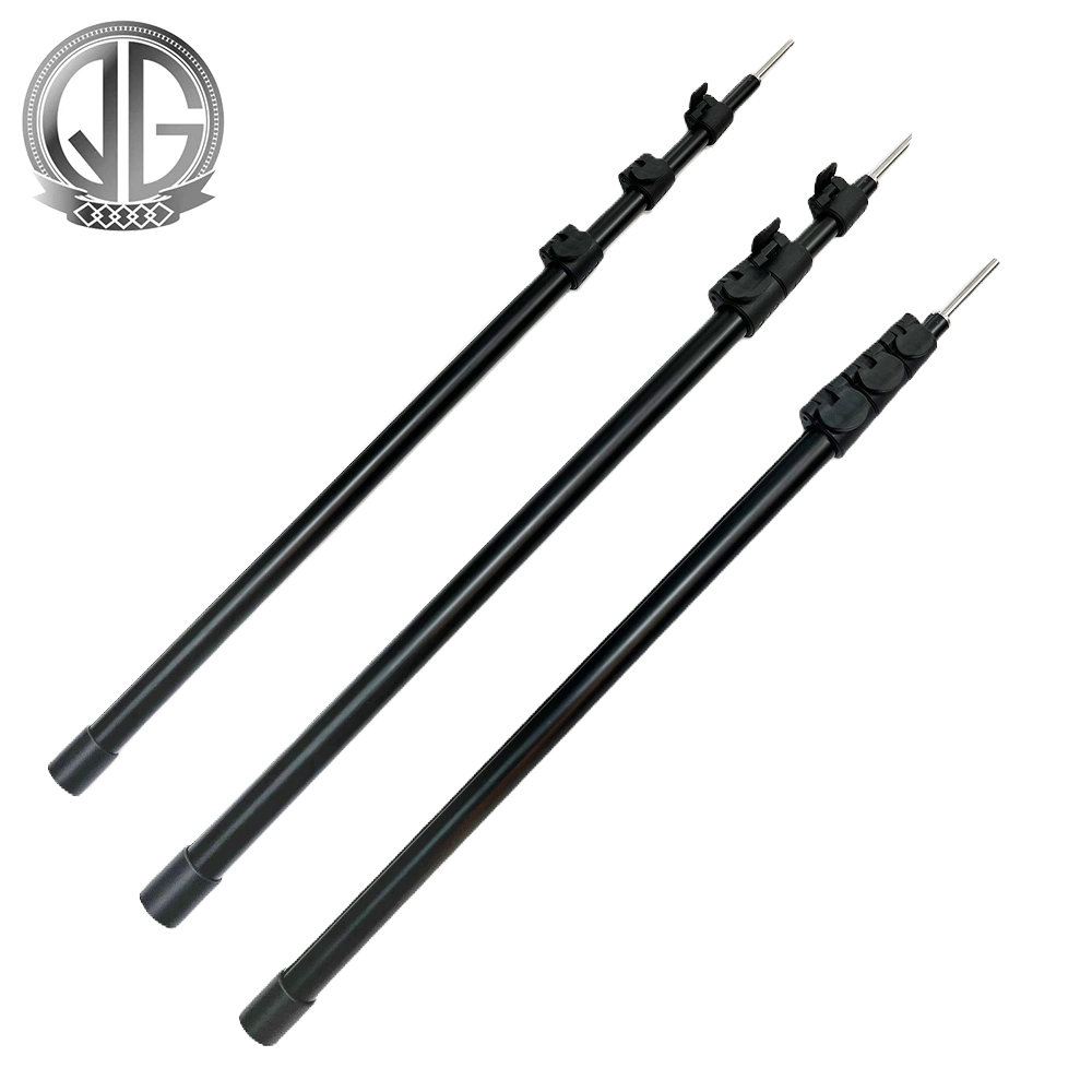 18FT High Stiffness Telescoping Carbon Fiber Outrigger Fishing Pole with Accessories