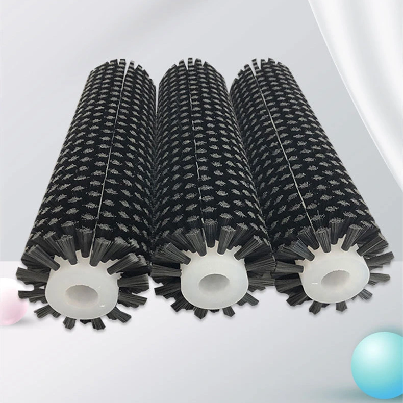 Cleaning Machine Brush Roller Nylon Wire Brush Photovoltaic Power Station Dust Removal Brush Roller