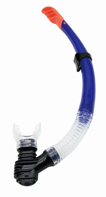 Semi Wet Flexible Rigid TPU Tube Soft Silicone Mouthpiece Diving Snorkel for Spearfishing and Frontal Snorkel Tube