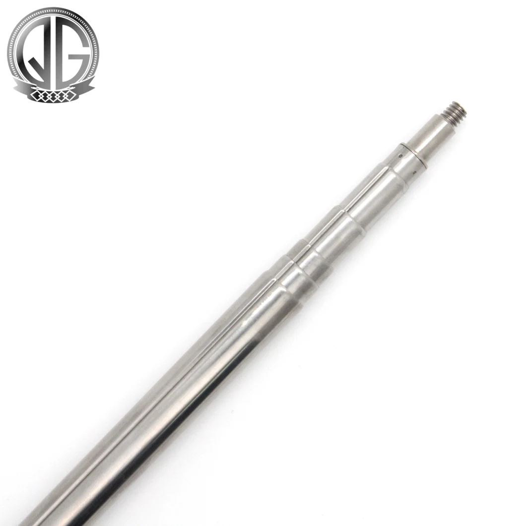Basic Customization Stainless Steel 304 Extension Telescopic Pole with Rubber Handle