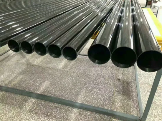 271mm Diameter 9000mm Wrapped Carbon Fibre Tube/Carbon Fiber Tubes Big Tubing for Machinery