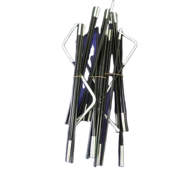 Glass Fiber 11mm Tent Poles with Angled Connector for Tent Camping