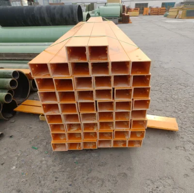 GRP/FRP Profile Structures/Fiberglass Pultrusion Product Pultruded Profiles Glass Fiber Tube