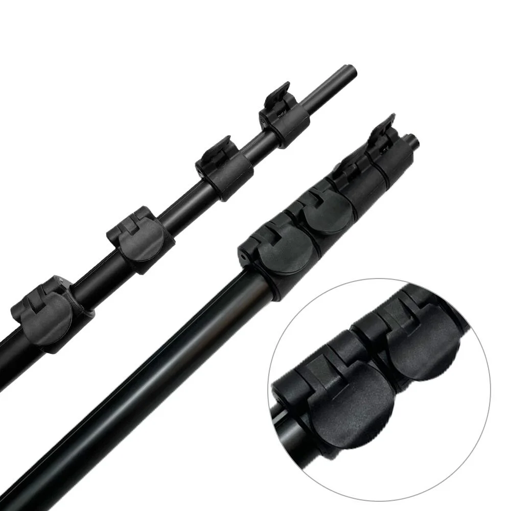 22FT Glossy Matte 100% Carbon Fiber Outrigger Boat Pole for Sport Fishing