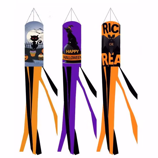 Hot Sales America Country USA Polyester Decoration Hanging Windsock Flags